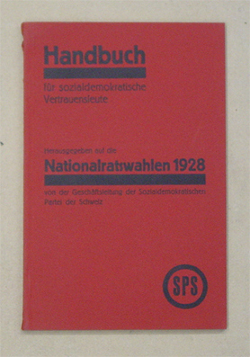 Handbuch für sozialdemokratischen Vertrauensleute