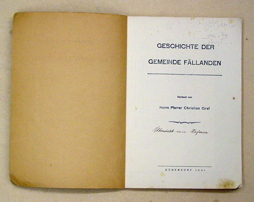Geschichte der Gemeinde Fällanden