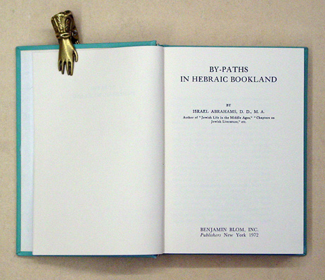 By-Paths in Hebraic Bookland
