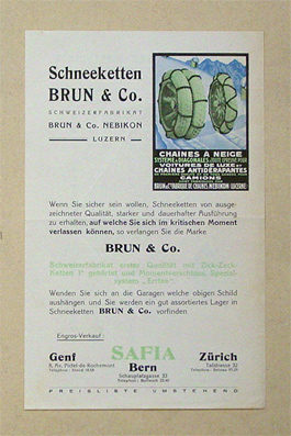 Schneeketten Brun & Co