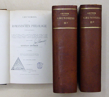 Grundriss der romanischen Philologie