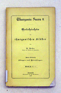 Geschichte der thurgauischen Klöster