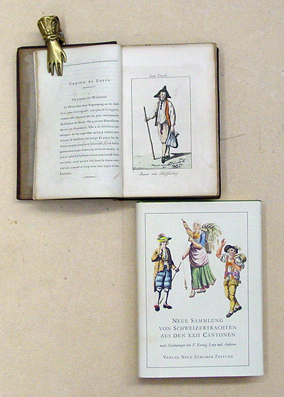 Nouvelle collection de costumes suisses des XXII cantons. D’après les dessins de Mr. F. Koenig, Lory et d’autres. Neue Sammlung von Schweizertrachten aus den XXII Cantonen. Nach Zeichnungen von F. N. König, Lory und Andern