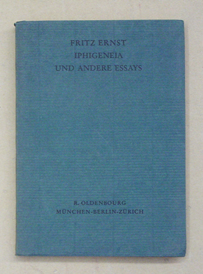 Iphigeneia und andere Essays