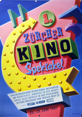 Plakat- 1. Zürcher Kino Spektakel