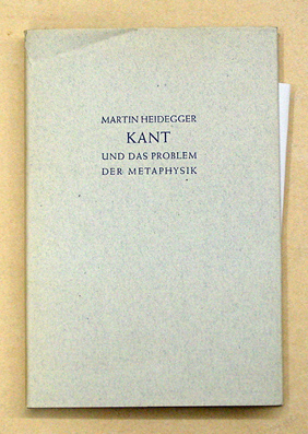 Kant und das Problem der Metaphysik