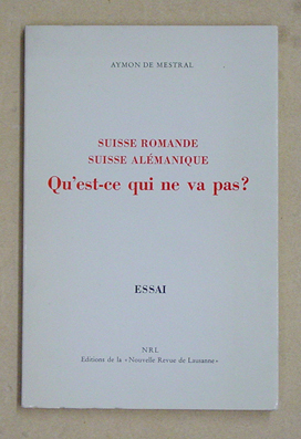Suisse romande / Suisse alémanique