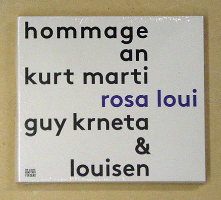 Hommage an Kurt Marti