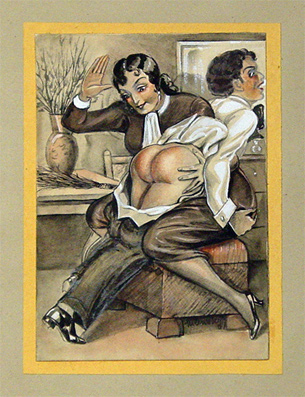 Flagellantische Szene