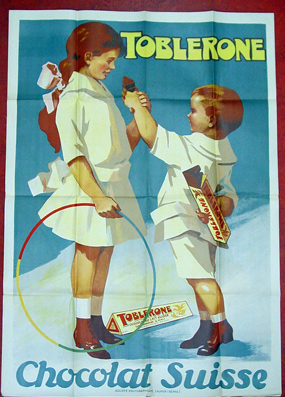 Plakat - Toblerone - chocolat suisse