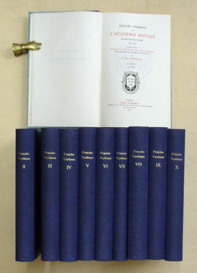 Procès-verbaux de l’Académie royale d’architecture 1671 - 1793