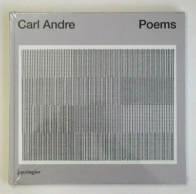 Carl Andre - Poems 1958-1969 