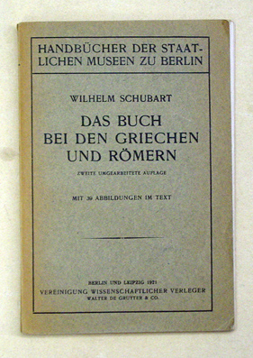 Das Buch bei den Griechen und den Römern