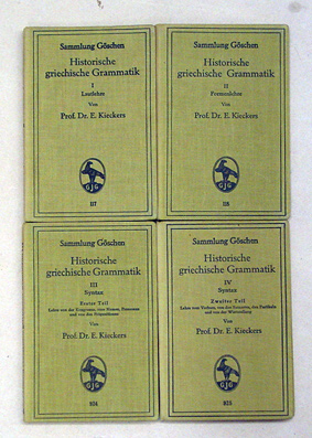 Historische griechische Grammatik