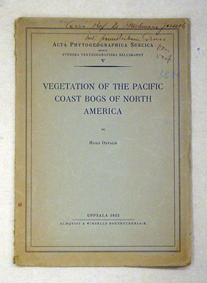 Vegetation of the Pacific Coast Bogs of North America