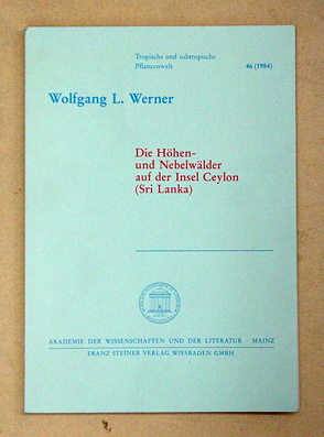 Die Höhen- und Nebelwälder auf der Insel Ceylon (Sri Lanka)