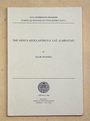 The Genus Aeollanthus S. Lat. (Labiatae)