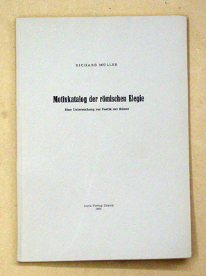 Motivkatalog der römischen Elegie