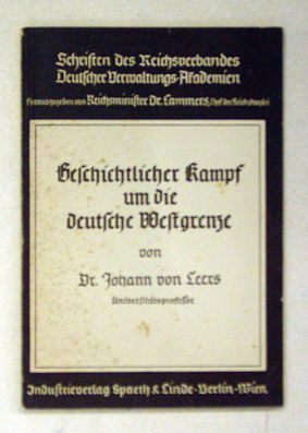 Geschichtlicher Kampf um die deutsche Westgrenze