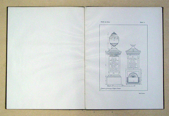 Biedermeier-Grabmäler und ihre Beschriftung von Friedhöfen der Ostmark. Mit einem Geleitworte von Ludwig Kaemmerer. Band I [alles was erschienen]
