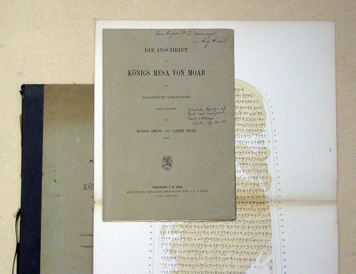 Die Inschrift des Königs Mesa von Moab