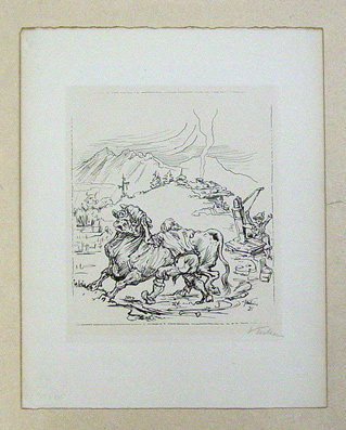 Stier auf der Alm