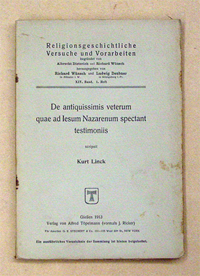 De antiquissimis veterum quae ad Iesum Nazarenum spectant testimoniis