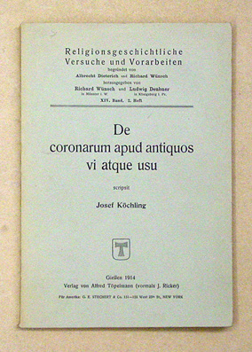 De coronarum apud antiquos vi atque usu