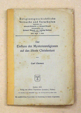 Der Einfluss der Mysterienreligionen auf das älteste Christentum