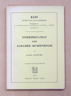 Interpretation der Agramer Mumienbinde