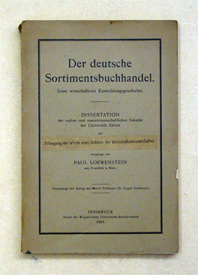 Der deutsche Sortimentsbuchhandel