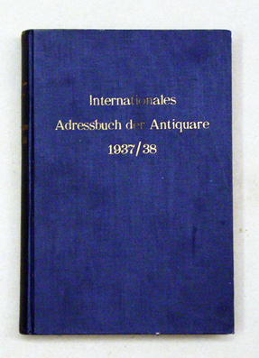 Internationales Adressbuch der Antiquare