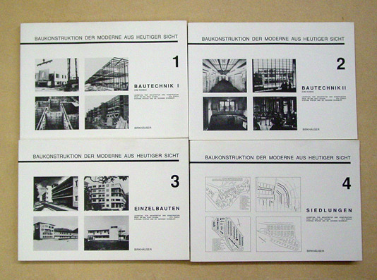 Baukonstruktion der Moderne aus heutiger Sicht, Bd. 1-4 (4 Bde.)