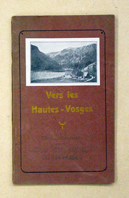 Guide à travers les Hautes-Vosges. [Deckeltitel: Vers les Hautes-Vosges]