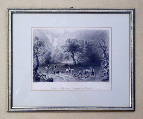 Taking a stag, neat Derrycunnihy Cascade