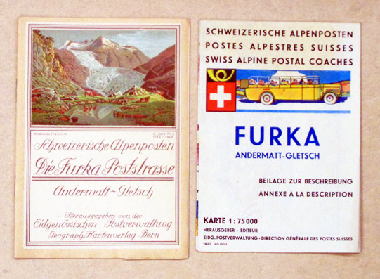 Die Furka Poststrasse Andermatt - Gletsch