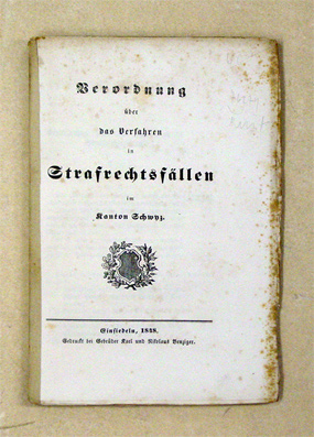 Verordnung über das Strafverfahren in Strafrechtsfällen im Kanton Schwz