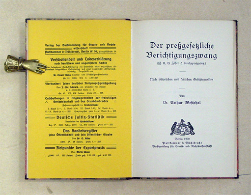 Der pressgesetzliche Berichtigungszwang (§§ 11, 19 Ziffer 3 Reichspressegesetz)