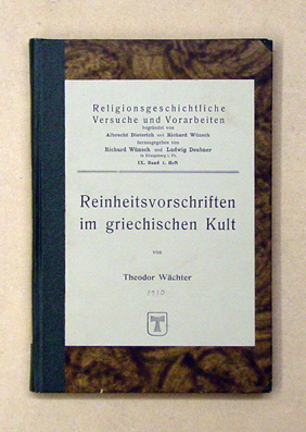 Reinheitsvorschriften im griechischen Kult