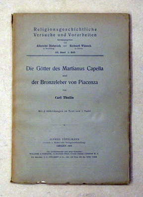 Die Götter des Martianus Capella und der Bronzeleber von Piacenza