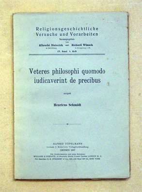Veteres philosophi quomodo iudicaverint de precibus