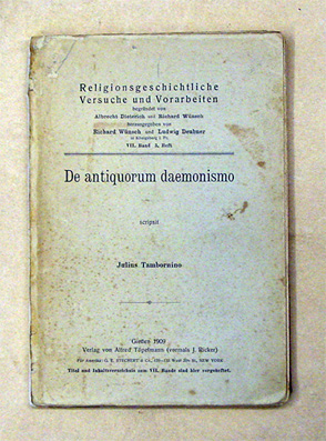 De antiquorum daemonismo
