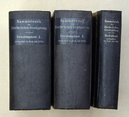 Sammelwerk der zürcherischen Gesetzgebung