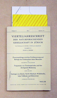 Geologie von Zürich, Teil II: Riesbach-Wollishofen, linke Talflanke und Sihlschotter