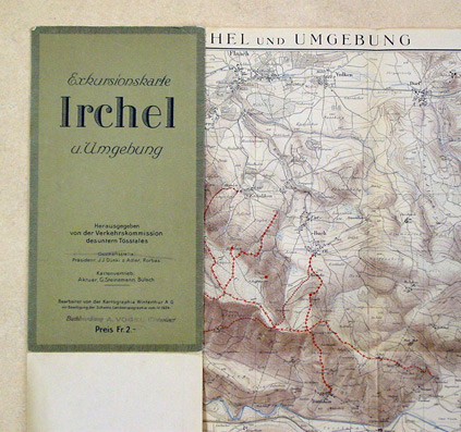 Exkursionskarte Irchel u. [und] Umgebung