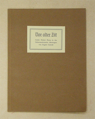 Vor alter Ziit