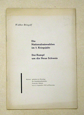 Die Nationalratswahlen im 5. Kriegsjahr