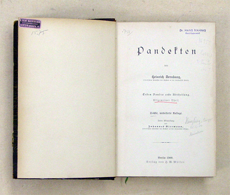 Pandekten
