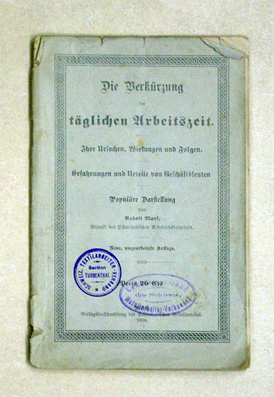 Die Verkürzung der täglichen Arbeitszeit