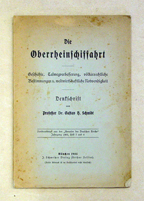 Die Oberrheinschiffahrt